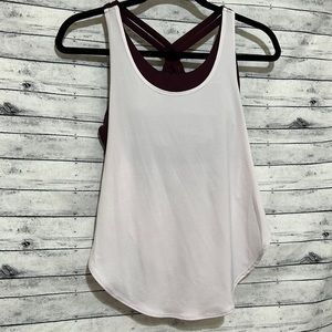 Fabiletics tank top with sport bra